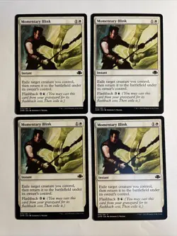 4x Mtg Dominaria Remastered Momentary Blink NM/M Magic The Gathering - Image 1