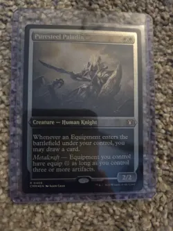 Puresteel Paladin (Foil Etched) Commander Masters Foil - Image 1