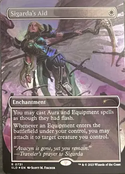 Near Mint x 1 Sigarda's Aid (0731) - Foil Secret Lair Drop Series - FOIL - Image 1
