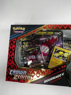 Pokemon TCG Crown Zenith Regidrago V Collection Box Factory Sealed 820650851834 - Image 4