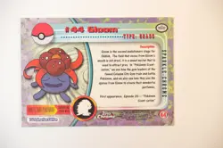Pokemon Gloom SPARKLE Foil Halo 2000 Topps Chrome #44 - Image 3