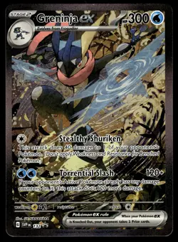 GRENINJA EX - SVP 132 - SV PROMO SHROUDED FABLE SIR FULL ART POKEMON - NM - Image 1