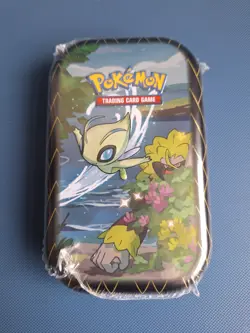 Pokemon TCG Shining Fates - Celebi Mini Tin - Factory Sealed - 2 Packs - Image 1