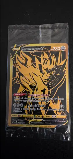 Zamazenta V SWSH077 zacian v swsh076 Black Star Promos Pokemon TCG - SEALED - Image 3