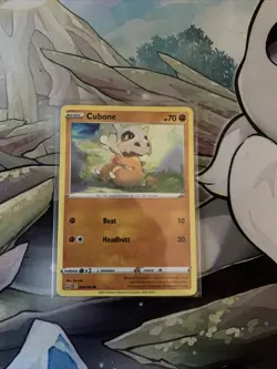 Pokemon TCG Cubone Sword & Shield - Battle Styles 069/163 Common - Image 1