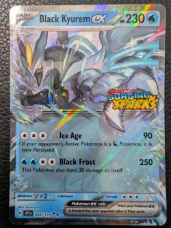 Black Kyurem ex - 048/191 Surging Sparks (Pokemon) Double Rare Stamped Promo - Image 1