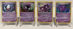 2009 Pokemon Gastly 36/99, 64/99 & Haunter 41/99, 42/99 Arceus LP - Image 1