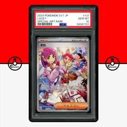 Pokemon PSA 10 Lacey SAR 131/102 Stellar Miracle SV7 Japanese - Image 1