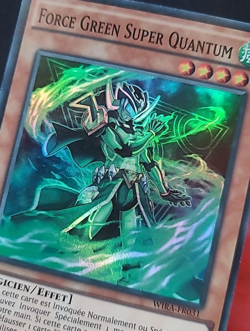 Yugioh Force Green Super Quantum 1st Ed. WIRA-FR031 Super Rare - Francais Fr - Image 3
