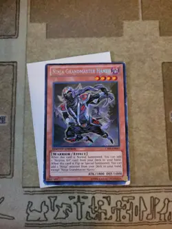 YUGIOH NINJA GRANDMASTER HANZO CT09-EN003 SECRET LIMITED ED HP - Image 2