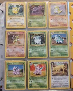 Pokemon TCG Vintage Binder Collection - 180+ Cards - Base Set - See Photos - Image 4