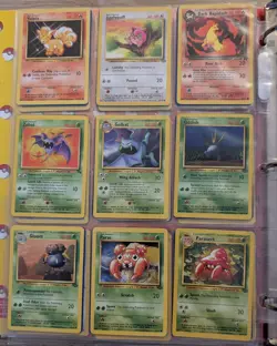 Pokemon TCG Vintage Binder Collection - 180+ Cards - Base Set - See Photos - Image 5