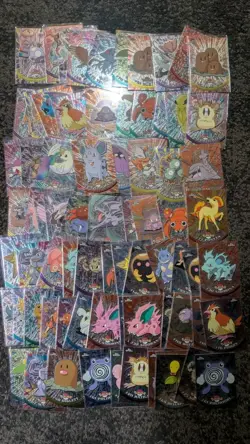 VINTAGE POKEMON TOPPS Chrome LOT All Holos 73 Cards 1999 - Image 1