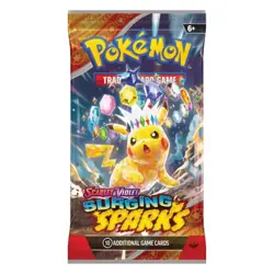Pokemon TCG Surging Sparks Booster Pack - 10 Cards Factory Sealed PIKACHUU - Image 1