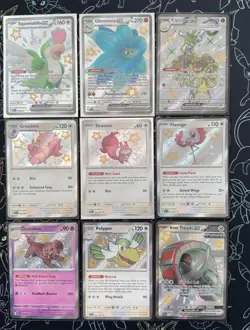 Pokemon Paldean Fates Lot of 9 Cards Shiny & Baby Shiny Holo Mint (English) TCG - Image 1