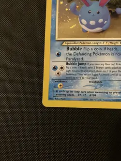 Pokemon TCG Light Azumarill Holo Card 13/105 Neo Destiny WOTC - Image 2
