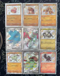 Pokemon Paldean Fates Lot of 9 Cards Shiny & Baby Shiny Holo Mint (English) TCG - Image 1