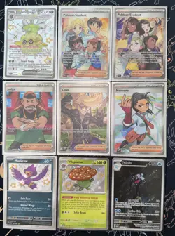 Pokemon Paldean Fates Lot of 9 Cards Baby Shiny & Other Holo Mint (English) TCG - Image 1