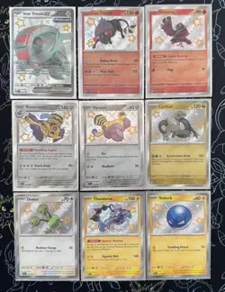 Pokemon Paldean Fates Lot of 9 Cards Shiny & Baby Shiny Holo Mint (English) TCG - Image 1