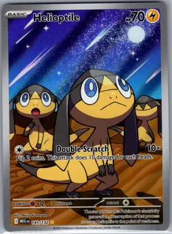 Helioptile 143/132 ME01: Mega Evolution - Pokemon Card - NM - Image 1