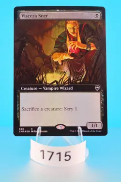 MTG Viscera Seer (Extended Art) Commander Legends Foil #658 - Image 1