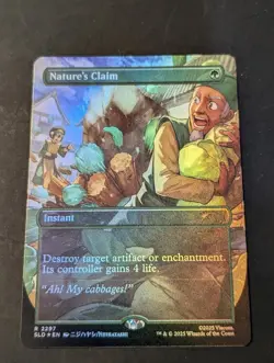 Nature's Claim Avatar Secret Lair Drop Series Rainbow Foil - Image 1