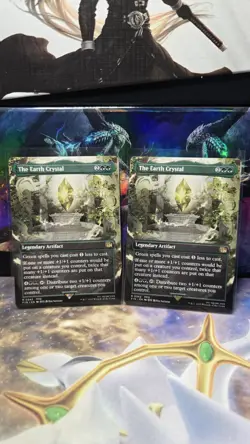 #0342 - The Earth Crystal - MTG - Final Fantasy - Borderless - Non-Foil - Image 1