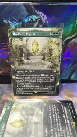 #0342 - The Earth Crystal - MTG - Final Fantasy - Borderless - Non-Foil - Image 3