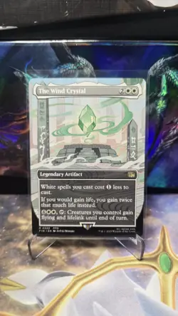 #0330 - The Wind Crystal (Borderless) - R - MTG - Final Fantasy - NM - Image 1