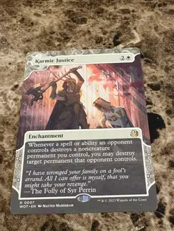 KARMIC JUSTICE Magic the Gathering MTG Wilds of Eldraine Showcase - Image 1