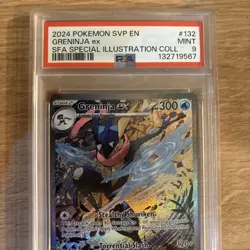 Greninja ex SVP132 PSA 9 Pokemon TCG S&V Black Star Promo - Image 2