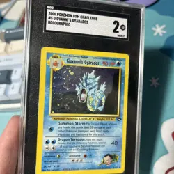 Pokemon TCG Giovanni's Gyarados Holo 5/132 Gym Challenge SGC 2 - Image 1