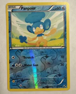 Panpour 33/114 Double Album Box Reverse Holo Promo Pokemon Black White NM/ M - Image 1