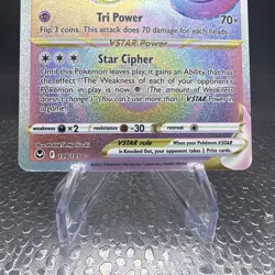 Pokemon TCG Unown VSTAR (Secret) SWSH12: Silver Tempest 199/195 Secret Rare - Image 4