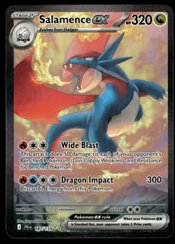 SALAMENCE EX - 187/159 - JOURNEY TOGETHER JTG SIR FULL ART POKEMON - NM - Image 1