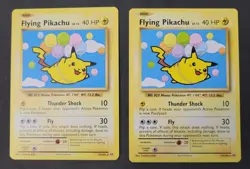 Flying Pikachu 110 NM Secret Rare Evolutions Pokemon TCG - Image 1