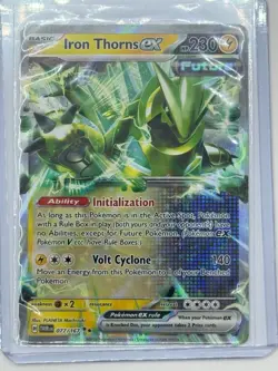 Pokemon TCG Iron Thorns ex Scarlet & Violet-Twilight Masquerade 077/167 Holo... - Image 1