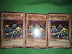 Yu-Gi-Oh! X3 Misprint Goblin Attack Force Pharaoh's Servant PSV-094 Playset - Image 1
