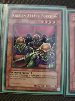 Yu-Gi-Oh! X3 Misprint Goblin Attack Force Pharaoh's Servant PSV-094 Playset - Image 4