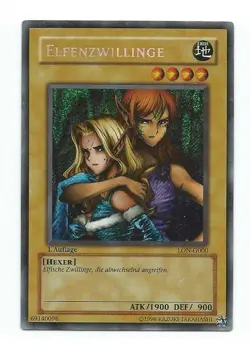 Yugioh! Gemini Elf GERMAN LON-000 Secret Rare 1st Edition First - Image 1