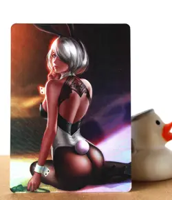 ACG Card - 2B (Bunny Outfit - Nier Automata - Full Art Foil waifu ¥¥ - Image 4