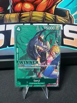 One Piece Card Game Sanji EB01-014 Tournament Pack Winner - Image 1