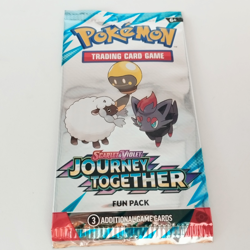 Booster Pokemon Trading Card Game TCG Journey Together Fun Pack 3 Cards ENG UK - Image 1