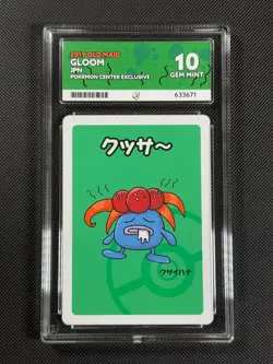 ACE 10 Gloom OLD MAID Japanese Pokemon Card Pokemon Center Exclusive GEM MINT - Image 1