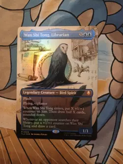Wan Shi Tong, Librarian Borderless Foil Mythic MTG Avatar The Last Airbender - Image 1