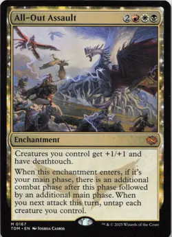 All-Out Assault M Tarkir: Dragonstorm 167 - LP MTG - Image 1