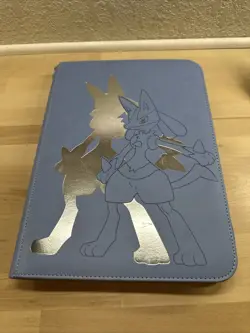 Ultra Pro Elite 12 Pocket Lucario Zippered Binder for Pokemon holds 480 Cards - Image 1