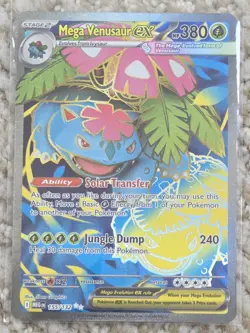Mega Venusaur ex 155/132 Ultra Rare Pokemon TCG ME01: Mega Evolution NM - Image 1