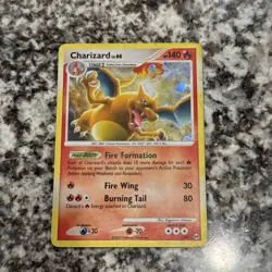 Pokemon TCG Charizard Cracked Ice Holo 2009 1/99 Moderately Played Condition - Image 2