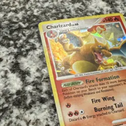 Pokemon TCG Charizard Cracked Ice Holo 2009 1/99 Moderately Played Condition - Image 5